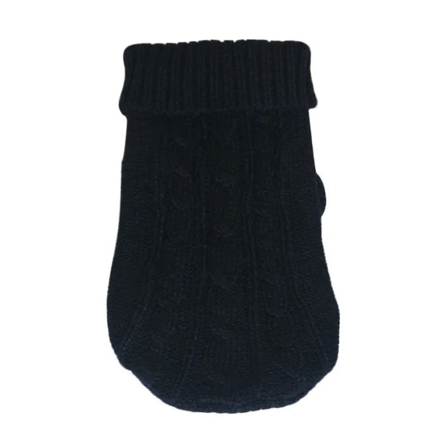Snuggle-Ready Woolly Soft Pet Sweater - For Small to Medium Dogs & Cats