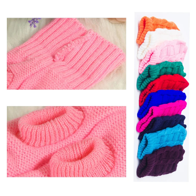 Snuggle-Ready Woolly Soft Pet Sweater - For Small to Medium Dogs & Cats