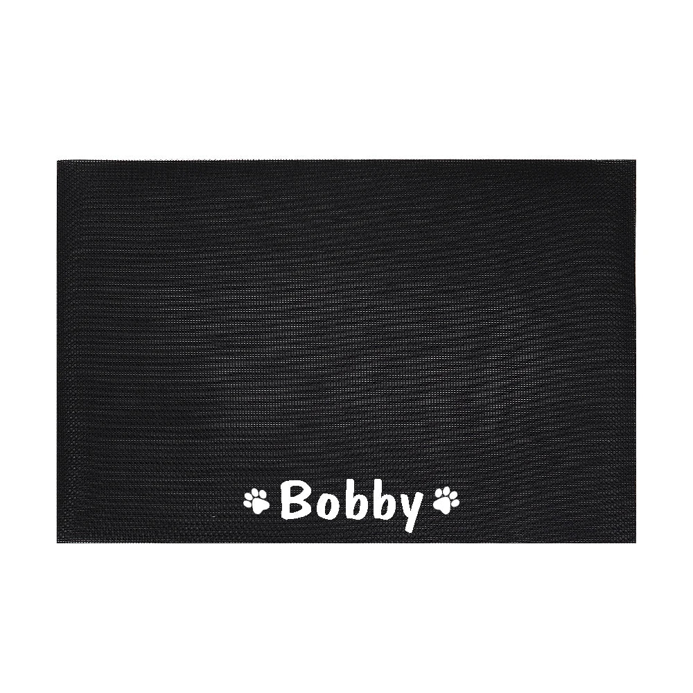 Personalized Waterproof Pet Placemat - Custom Name Feeding Mat for Dogs & Cats