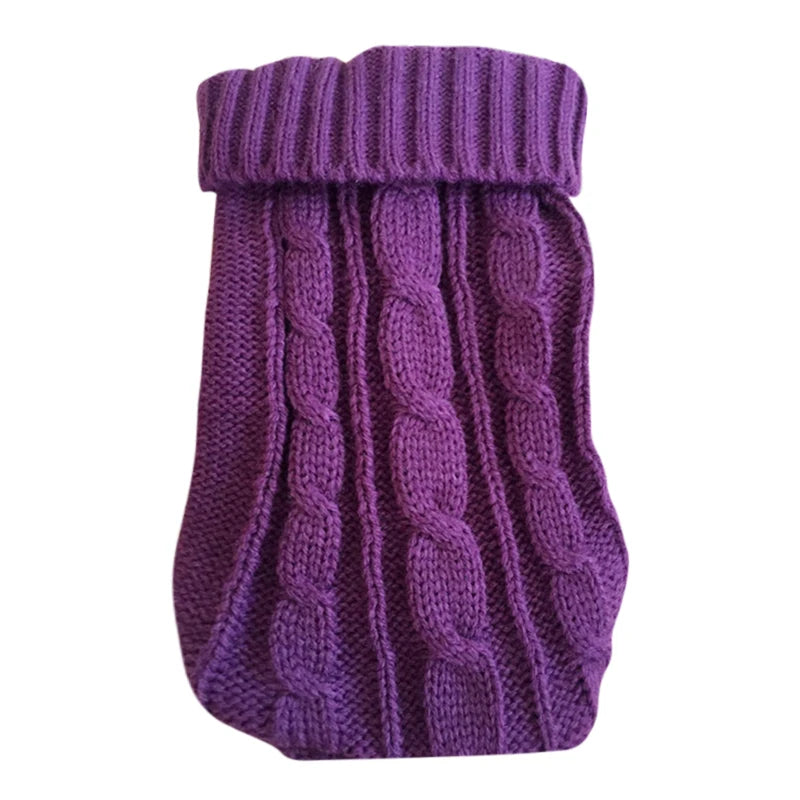 Snuggle-Ready Woolly Soft Pet Sweater - For Small to Medium Dogs & Cats