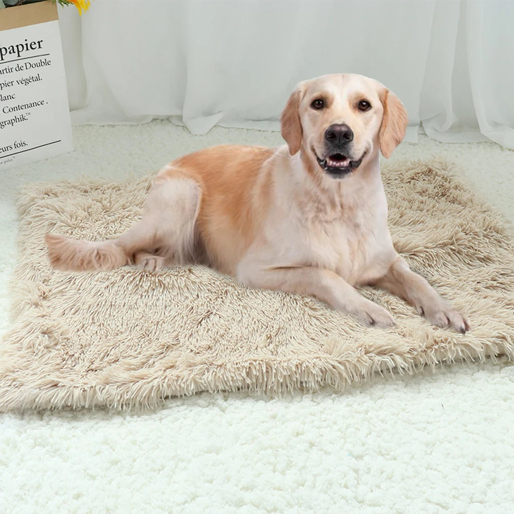Ultra-Soft Plush Pet Sleeping Mat - Cozy Fleece Bed for Dogs & Cats
