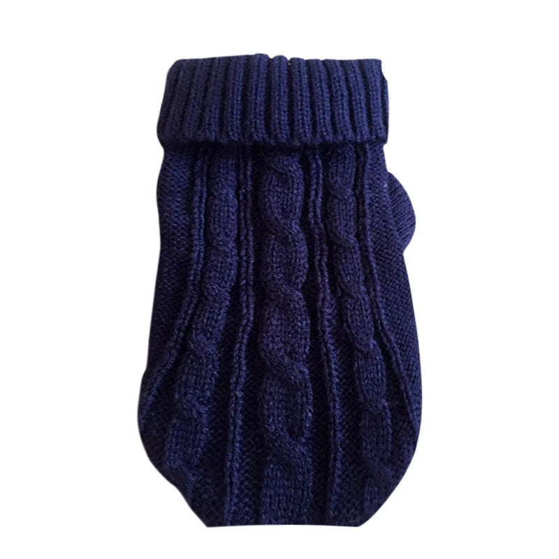 Snuggle-Ready Woolly Soft Pet Sweater - For Small to Medium Dogs & Cats