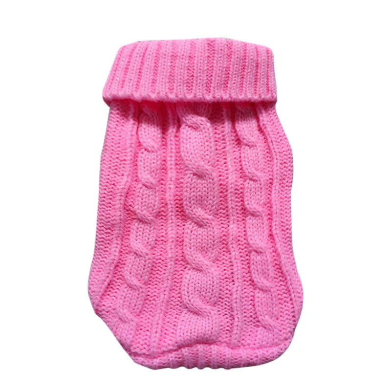Snuggle-Ready Woolly Soft Pet Sweater - For Small to Medium Dogs & Cats