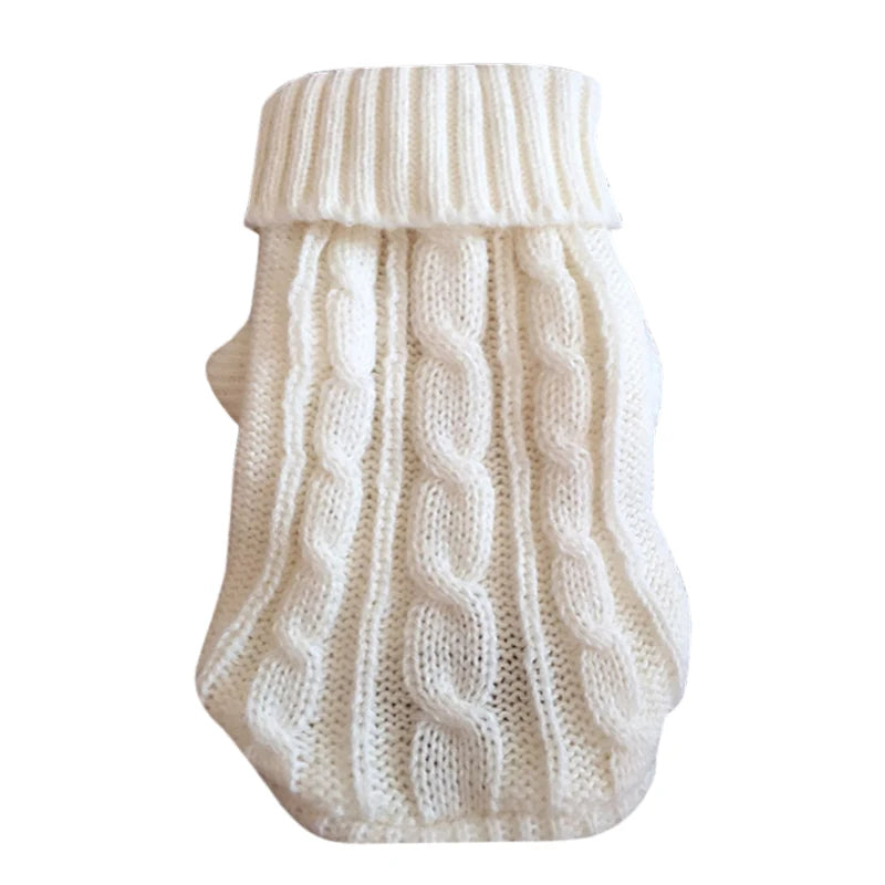 Snuggle-Ready Woolly Soft Pet Sweater - For Small to Medium Dogs & Cats