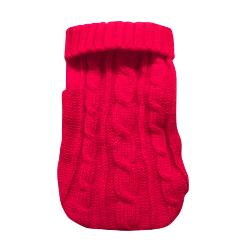 Snuggle-Ready Woolly Soft Pet Sweater - For Small to Medium Dogs & Cats