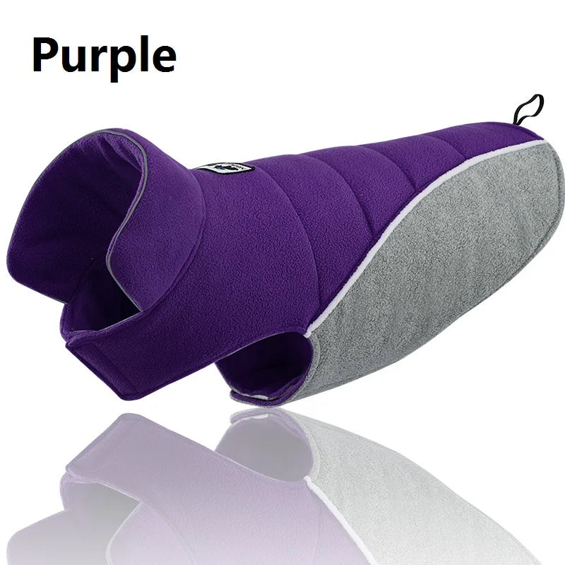 High-Quality Reversible Reflective Dog Coat for Winter