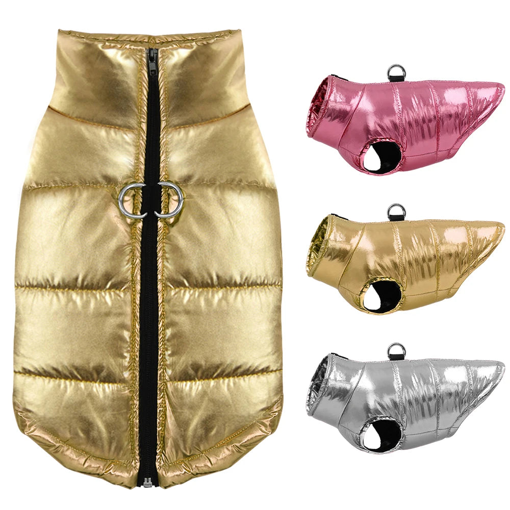 Cozy Waterproof Winter Jacket for Small & Medium Dogs