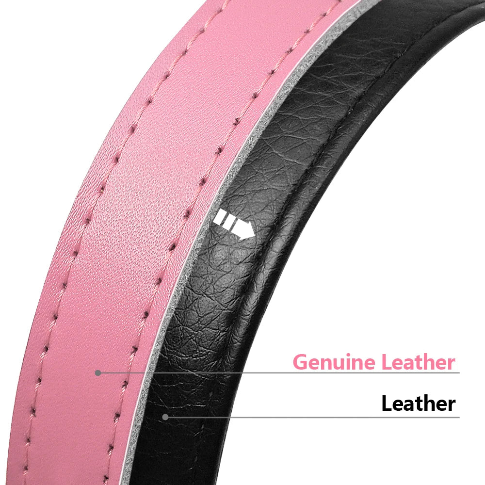 Personalized Leather Dog Cat Collar