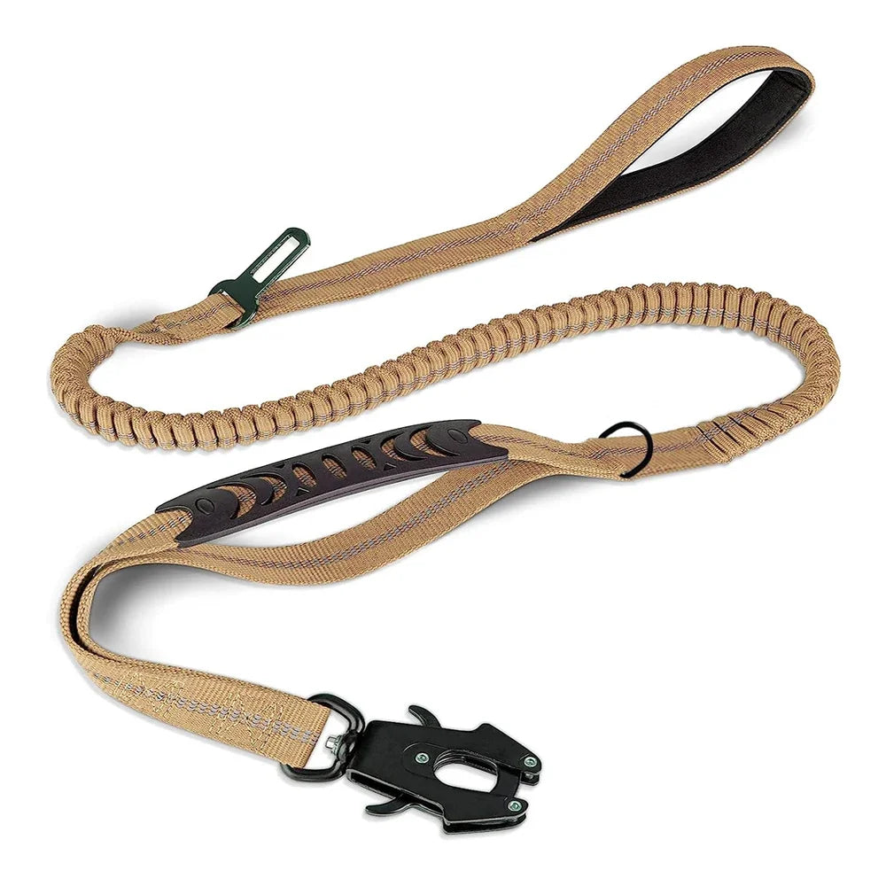 Heavy Duty Tactical Bungee Dog Leash No Pull Dog Leash
