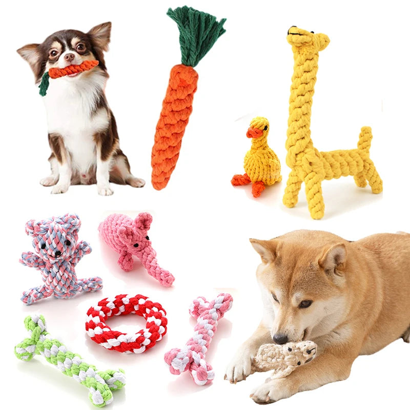 Handmade Cotton Rope Dog Chew Toy