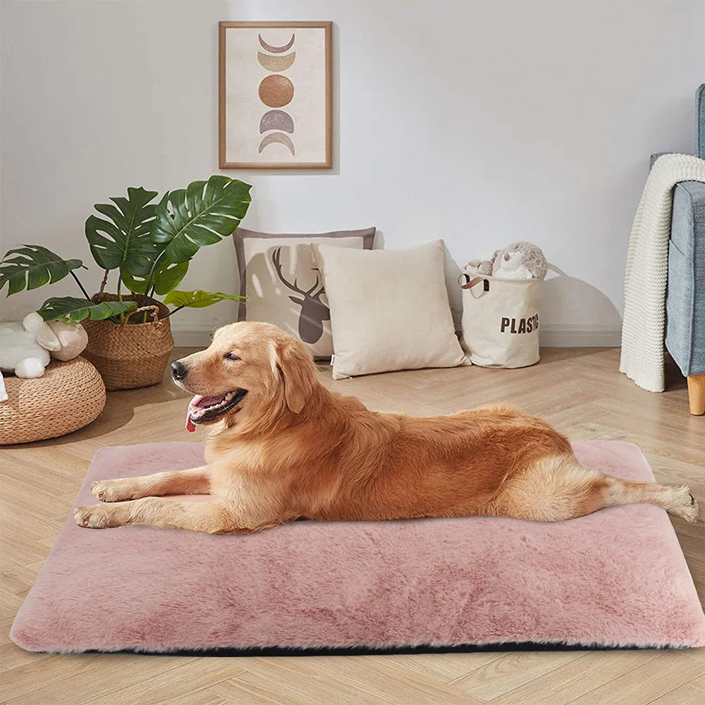 Cozy Comfort Fleece Pet Bed Mat - Perfect for Small to Large Dogs and Cats