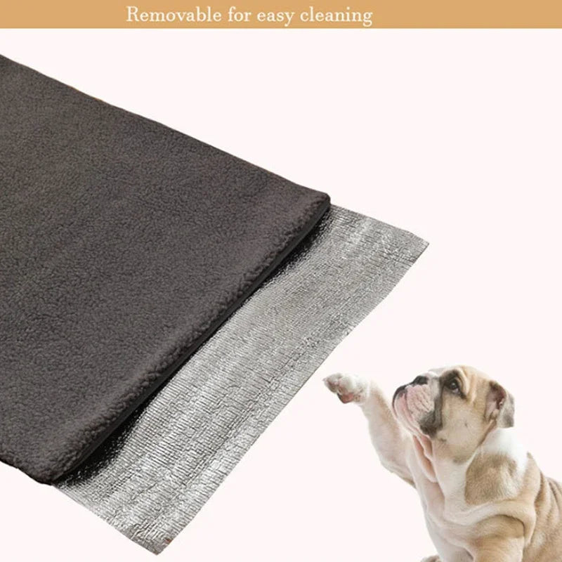 Spontaneous Heating Pet Sleeping Mat for Cozy Winters