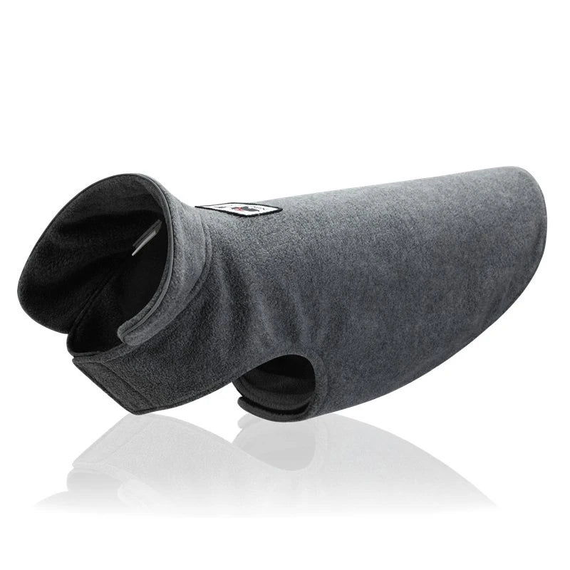 Reversible Winter Fleece Dog Jacket for Small to Large Breeds