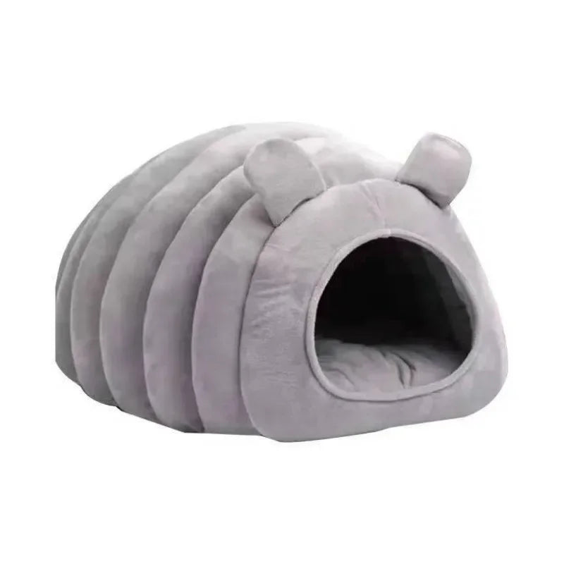 Cozy Haven 4-Season Cat House - Bite Resistant, Washable Bed