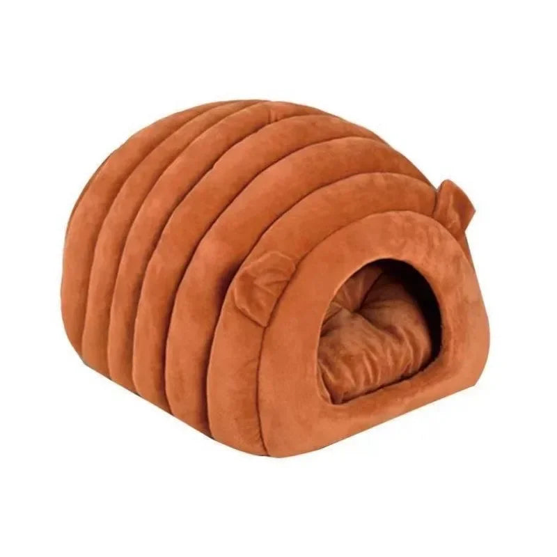 Cozy Haven 4-Season Cat House - Bite Resistant, Washable Bed