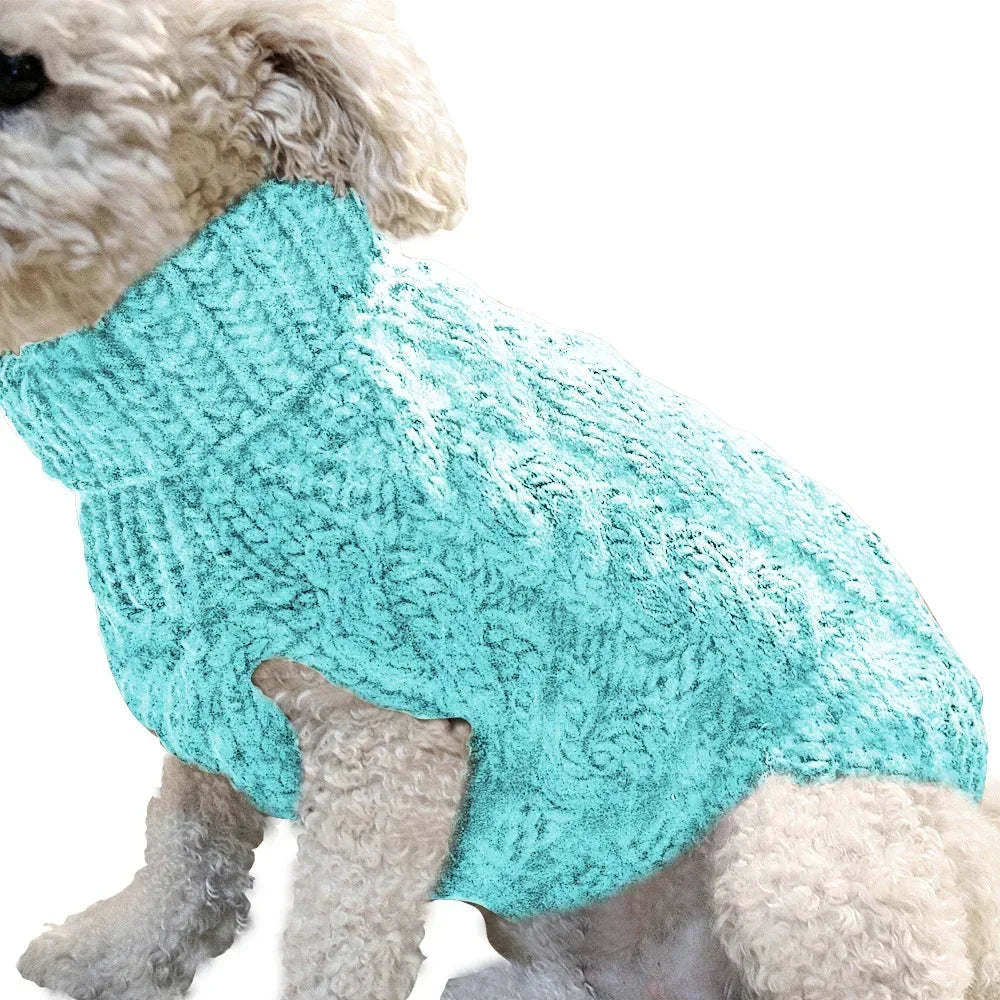 Cozy Chic Knitted Dog Sweater - Ideal for Small to Medium Breeds