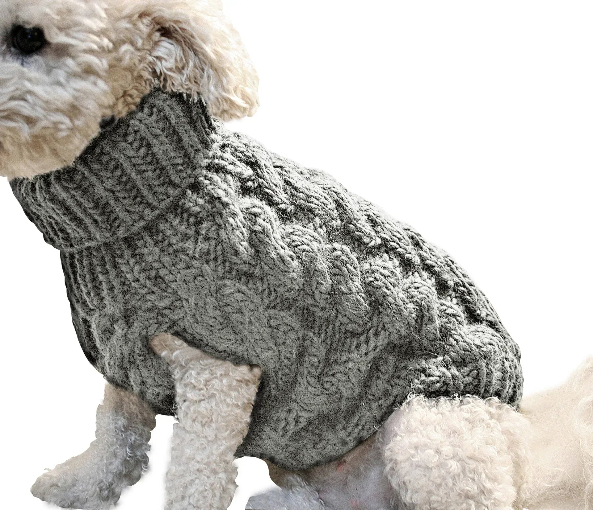 Cozy Chic Knitted Dog Sweater - Ideal for Small to Medium Breeds