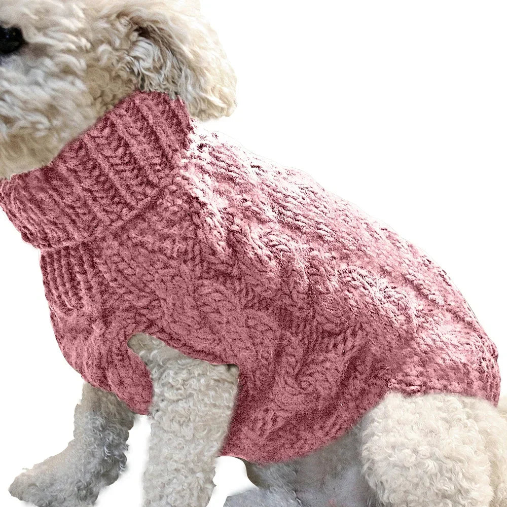 Cozy Chic Knitted Dog Sweater - Ideal for Small to Medium Breeds