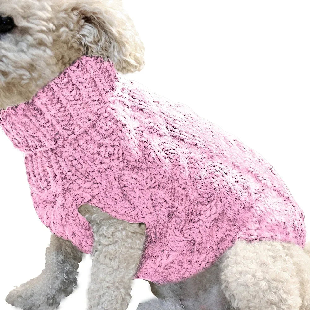 Cozy Chic Knitted Dog Sweater - Ideal for Small to Medium Breeds