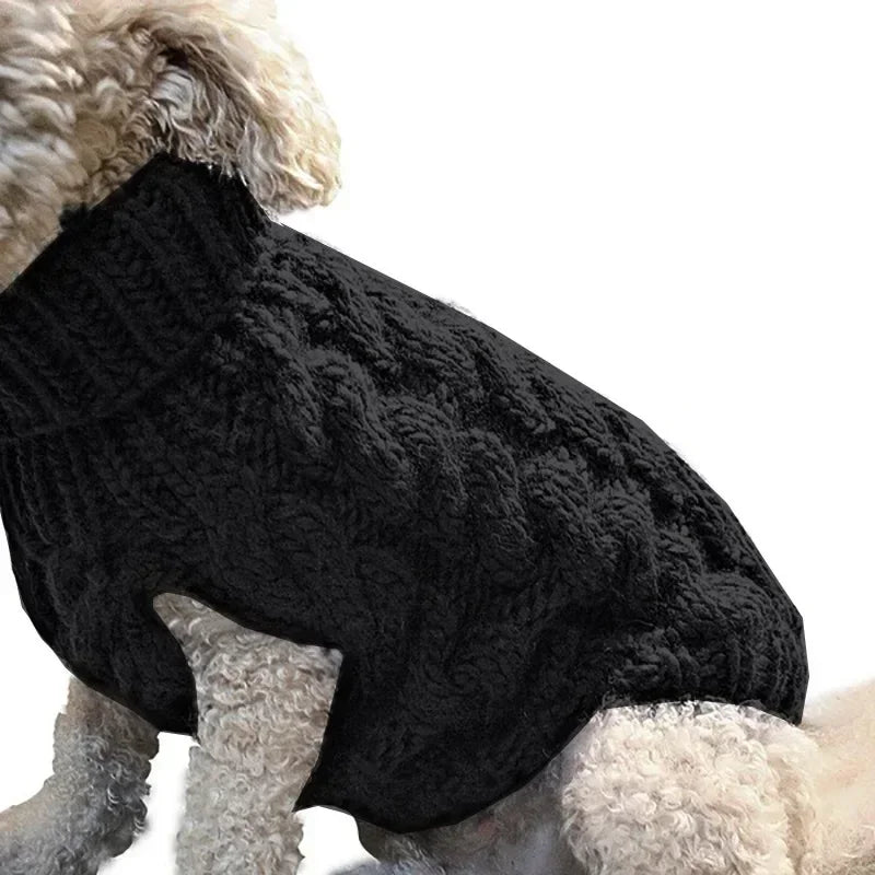 Cozy Chic Knitted Dog Sweater - Ideal for Small to Medium Breeds