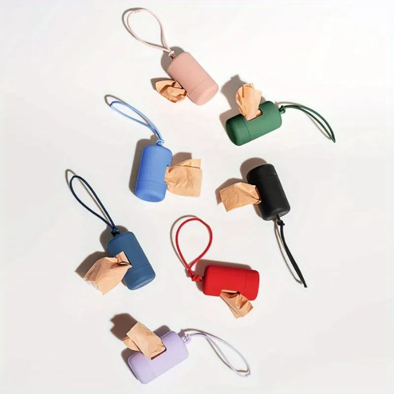 Compact Pet Waste Bag Dispenser – On-the-Go Convenience